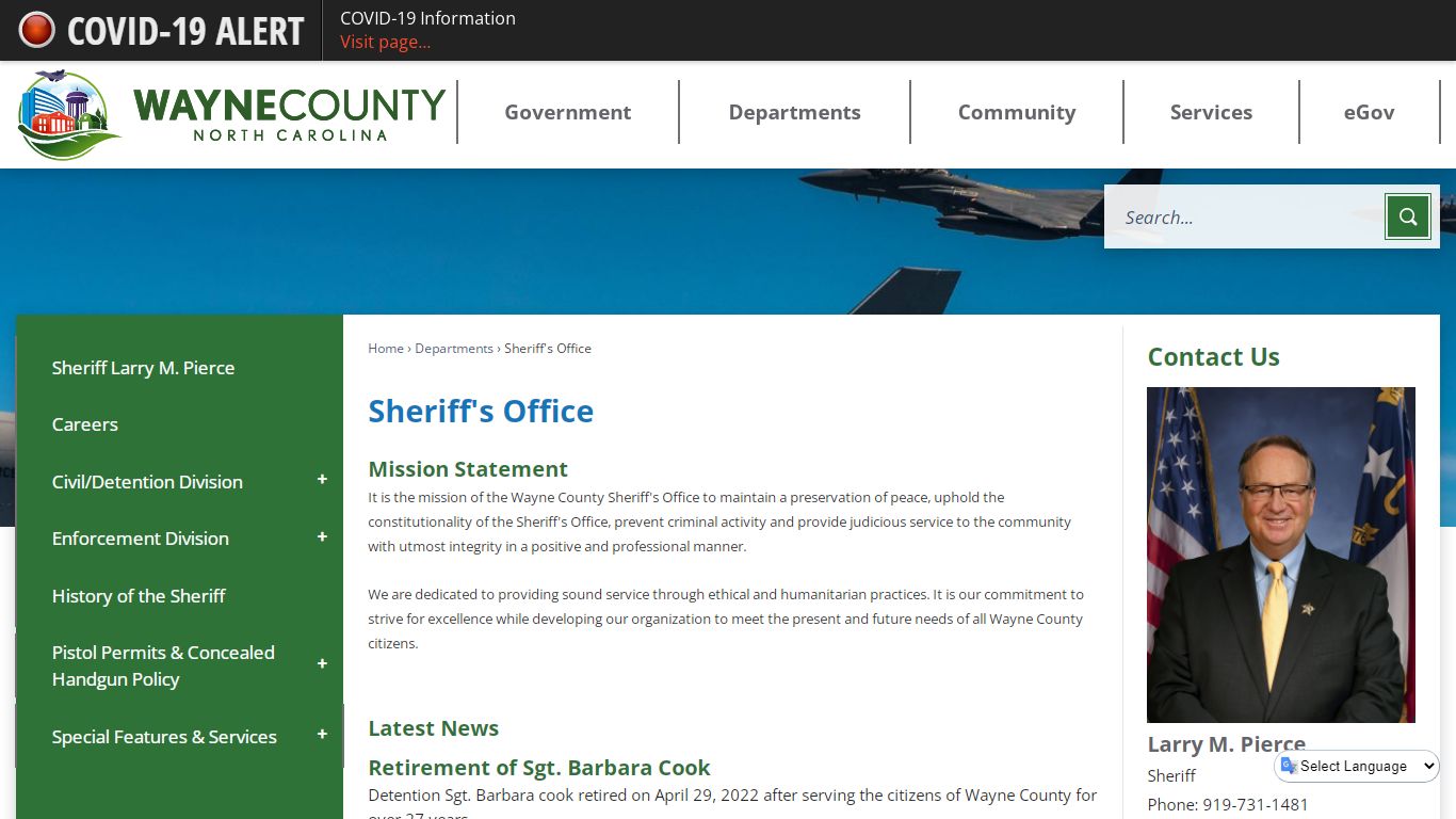 Sheriff's Office | Wayne County, NC